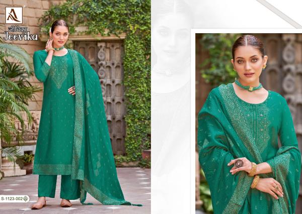 Alok Jeevika Designer Winter Wear Pashmina Dress Material Collection